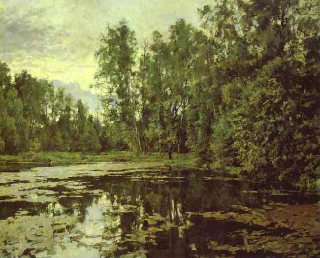 Valentin Serov the Overgrown Pond. Domotcanovo Spain oil painting art